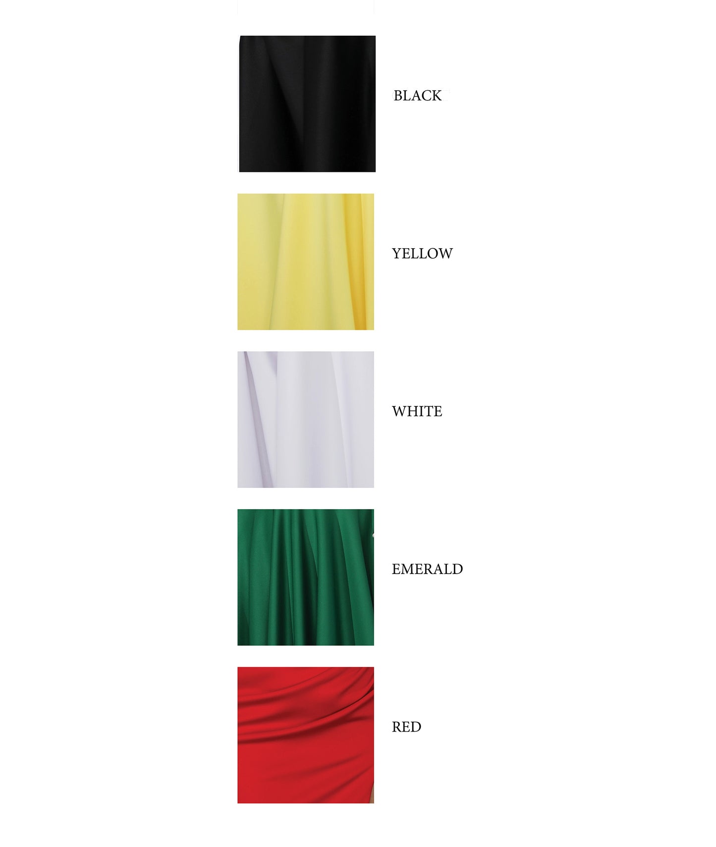 colour options for scuba formal dresses